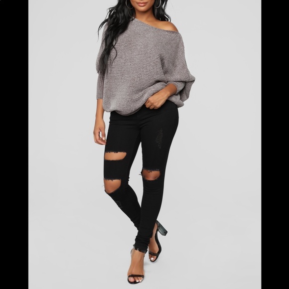 Fashion Nova Denim - Sippin On Some Skinny Jeans - Black
